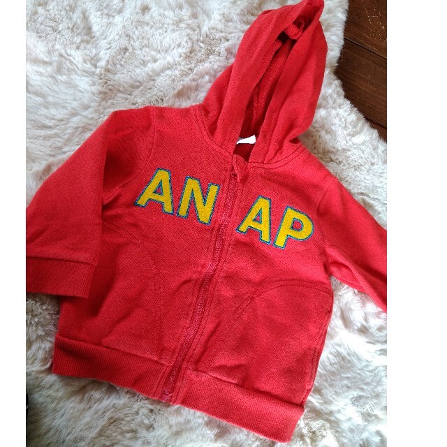 ANAP(アナップ)のパーカー キッズ/ベビー/マタニティのベビー服(~85cm)(トレーナー)の商品写真