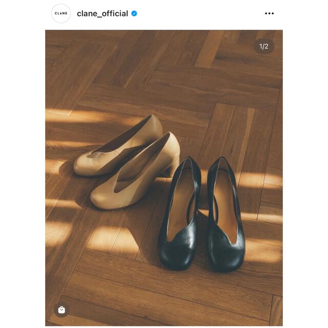 クラネ　　HEP ROUND CUT PUMPS