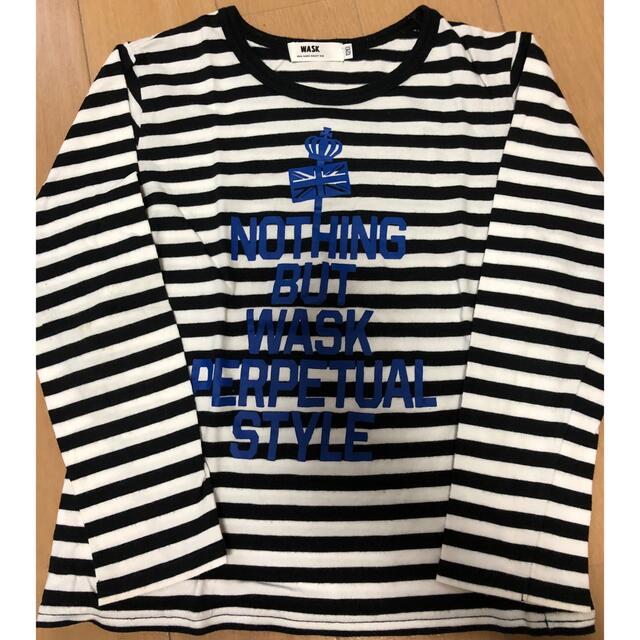 WASK(ワスク)のWASK ワスク　120  ボーダーロンT キッズ/ベビー/マタニティのキッズ服男の子用(90cm~)(Tシャツ/カットソー)の商品写真