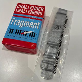 フラグメント(FRAGMENT)のchallenger fragment WATCH BELT silver(ラバーベルト)