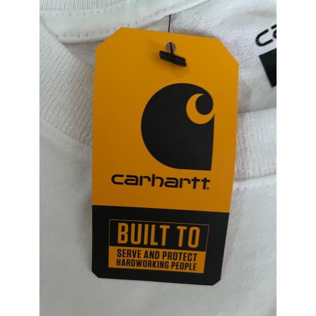 carhartt(カーハート)の【新品未使用】carhartt カーハートtシャツ　大人気カラーホワイト メンズのトップス(Tシャツ/カットソー(半袖/袖なし))の商品写真