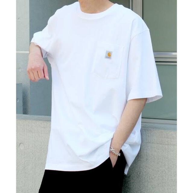 carhartt(カーハート)の【新品未使用】carhartt カーハートtシャツ　大人気カラーホワイト メンズのトップス(Tシャツ/カットソー(半袖/袖なし))の商品写真