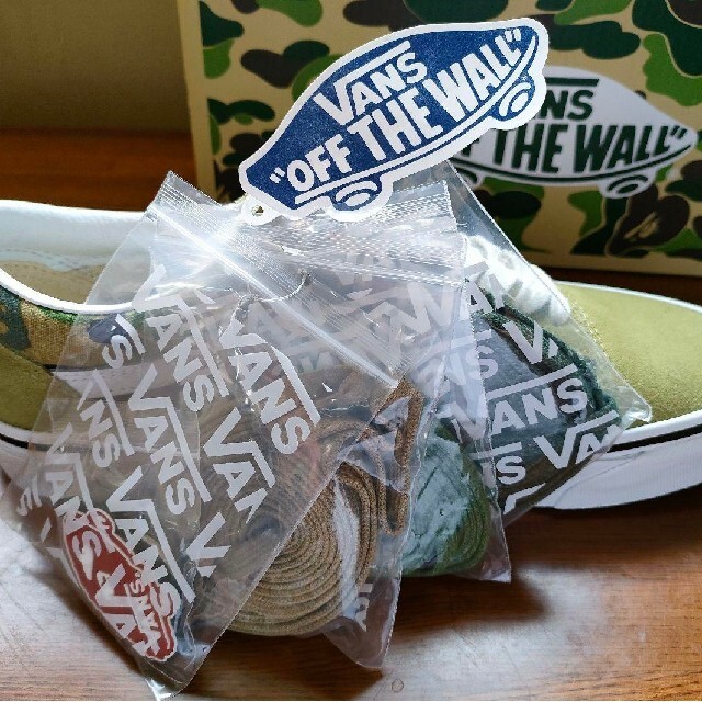 ★【新品未使用】BAPE X VANS ABC CAMO OLD SKOOL M