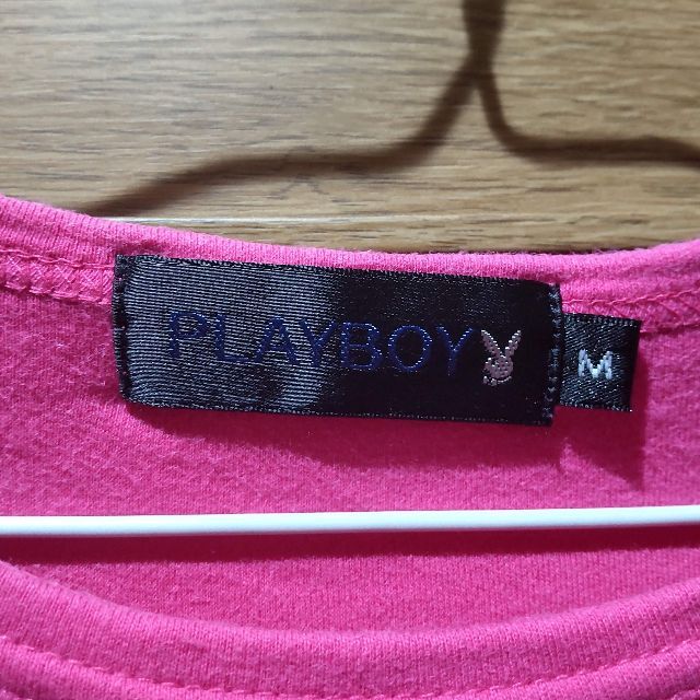 PLAYBOY(プレイボーイ)のＰＬＡＹＢＯＹ　Ｔシャツ　サイズＭ　<b842>　同梱無料 レディースのトップス(Tシャツ(半袖/袖なし))の商品写真