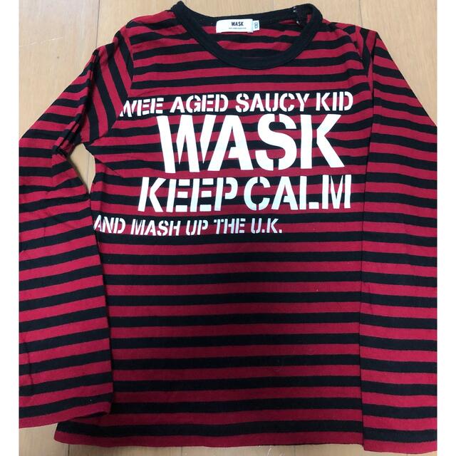 WASK(ワスク)のWASKワスク　130  ボーダーロンT キッズ/ベビー/マタニティのキッズ服男の子用(90cm~)(Tシャツ/カットソー)の商品写真