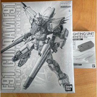 バンダイ(BANDAI)のms06様専用　ＭＧ ガンダムＦ９１ Ｖｅｒ．２．０［チタニウムフィニッシュ］(プラモデル)