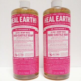 ドクターブロナー(Dr.Bronner)のドクターブロナー マジックソープ ローズ 1892ml 大容量(ボディソープ/石鹸)