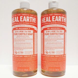 ドクターブロナー(Dr.Bronner)のドクターブロナー マジックソープ ティートゥリー 1892ml  大容量(ボディソープ/石鹸)