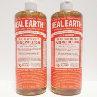 ドクターブロナー(Dr.Bronner)のドクターブロナー マジックソープ ティートゥリー 1892ml  大容量(ボディソープ/石鹸)