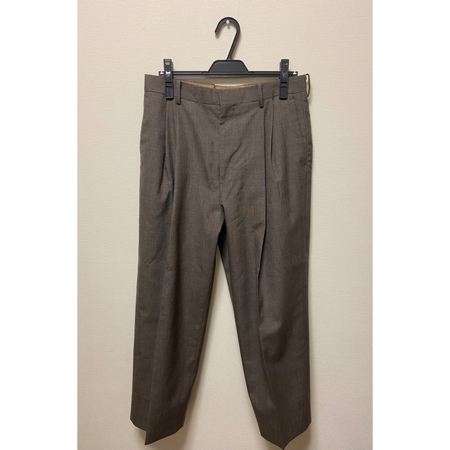 auralee bluefaced wool wide slacks 20aw - funespar.org