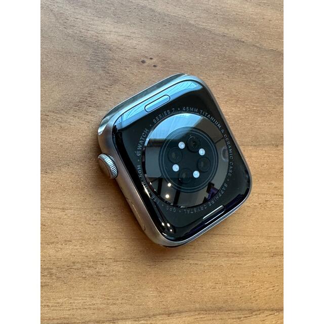 Apple Watch(アップルウォッチ)のKoko様専用アップルウォッチ 7 45mm チタニウム 本体 メンズの時計(腕時計(デジタル))の商品写真