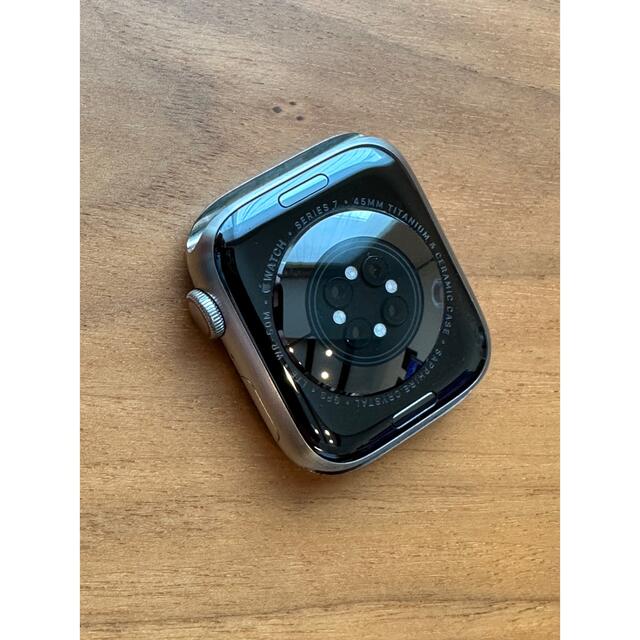 Apple Watch(アップルウォッチ)のKoko様専用アップルウォッチ 7 45mm チタニウム 本体 メンズの時計(腕時計(デジタル))の商品写真