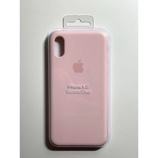 アップル(Apple)の【新品】純正 iPhone X / XS シリコンケース・ピンクサンド②(iPhoneケース)