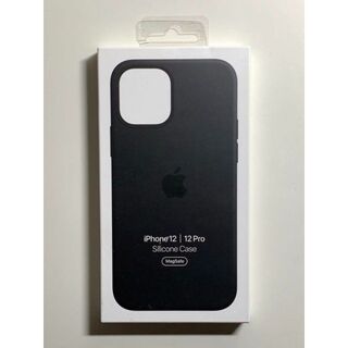 アップル(Apple)の【新品】純正 iPhone 12 / 12 Pro シリコンケース・ブラック(iPhoneケース)