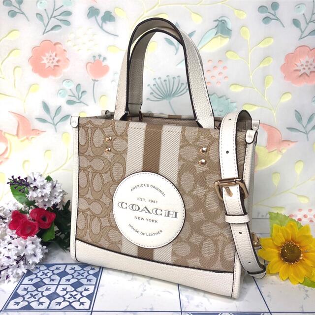 COACH - コーチ ハンドバッグ ミニバッグ ショルダー ストライプ