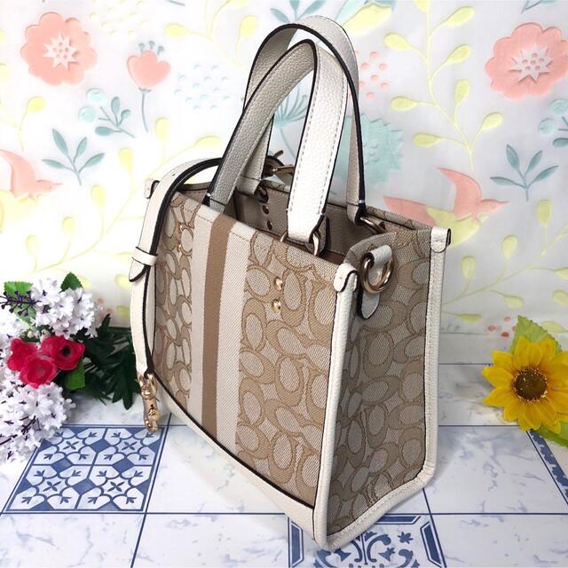 COACH - コーチ ハンドバッグ ミニバッグ ショルダー ストライプ