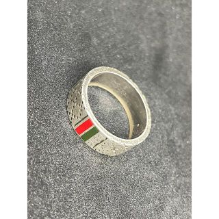 グッチ(Gucci)のGUCCI ディアマンティッシマ リング クロームシルバー メンズ(リング(指輪))