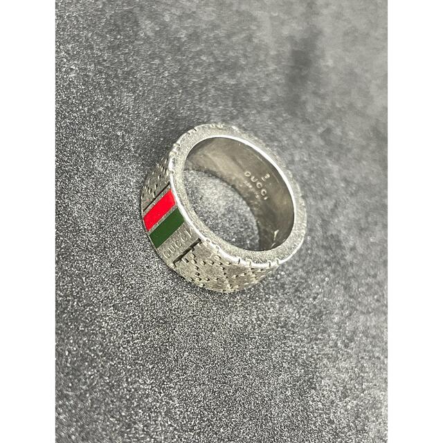 Gucci(グッチ)のGUCCI ディアマンティッシマ リング クロームシルバー レデース レディースのアクセサリー(リング(指輪))の商品写真