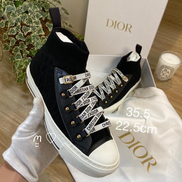 好きに Dior - 22.5cm 現行品 35.5 DIORスニーカー ディオール WALKI'N