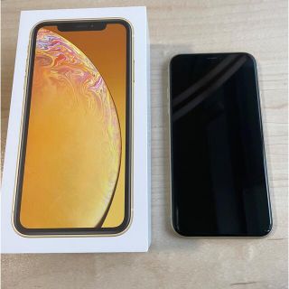 アイフォーン(iPhone)のiphone xr  イエロー128GB simフリー(スマートフォン本体)