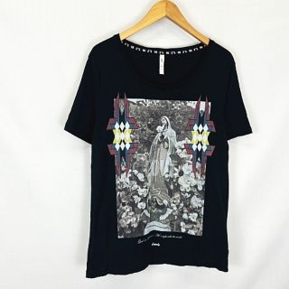 グラム(glamb)のグラム glamb マリア フォトプリント 半袖 Tシャツ 黒 ブラック 2(Tシャツ/カットソー(半袖/袖なし))