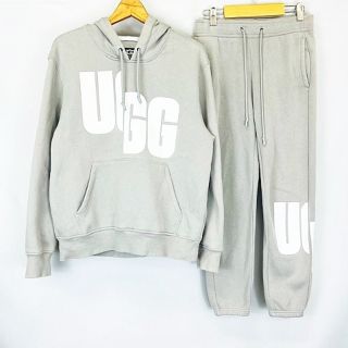 アグ(UGG)のアグ UGG  RTW ロゴ プリント スウェット セットアップ グレー XS(その他)