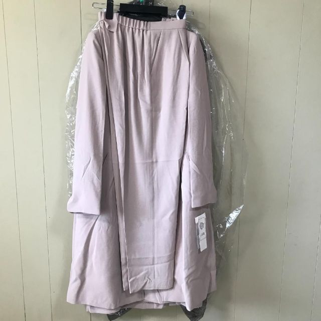 Q1585-4 タ 東京ソワール バックサテンジョーゼット使い3ピース 9号