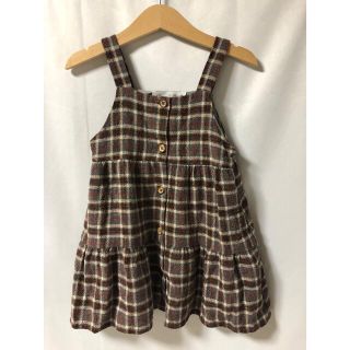 ザラキッズ(ZARA KIDS)のZARA kids サスペンダースカート 98(2-3y)(スカート)