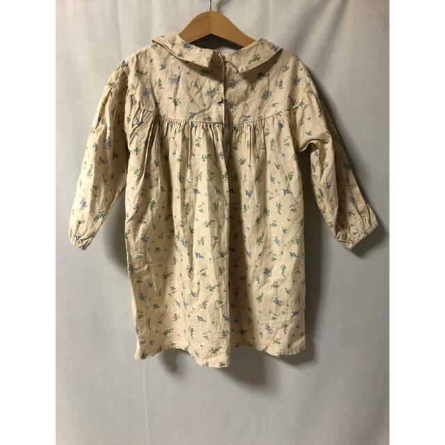 韓国子供服　aosta 花柄ワンピース☆美品☆ キッズ/ベビー/マタニティのキッズ服女の子用(90cm~)(ワンピース)の商品写真