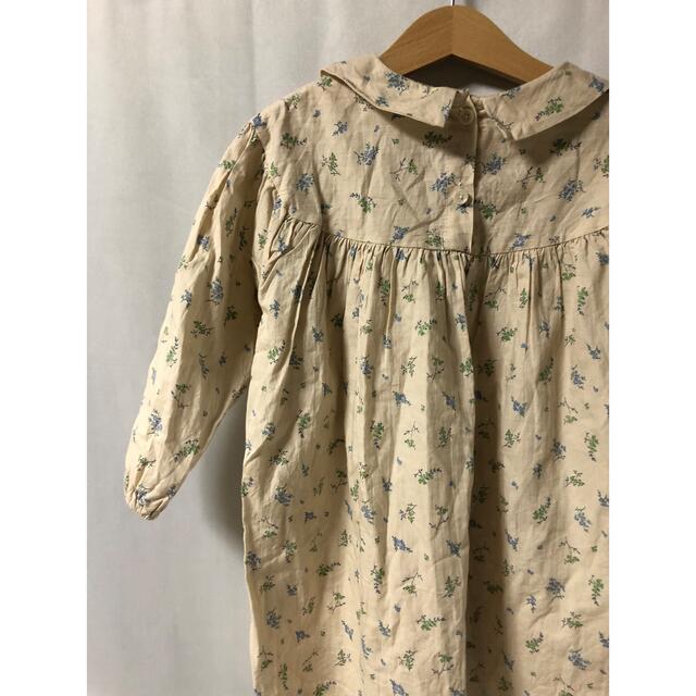 韓国子供服　aosta 花柄ワンピース☆美品☆ キッズ/ベビー/マタニティのキッズ服女の子用(90cm~)(ワンピース)の商品写真