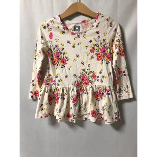 ギャップ(GAP)のGAP 花柄トップス　3y(100)(Tシャツ/カットソー)