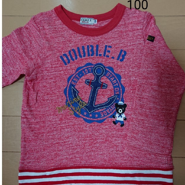 DOUBLE.B(ダブルビー)のミキハウス ダブルB マリンロンＴ キッズ/ベビー/マタニティのキッズ服男の子用(90cm~)(Tシャツ/カットソー)の商品写真