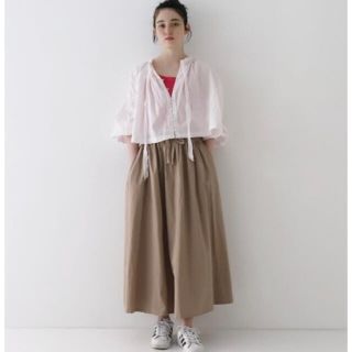 ネストローブ(nest Robe)のネストローブ　UpcycleLinoリボンドブラウス(シャツ/ブラウス(長袖/七分))