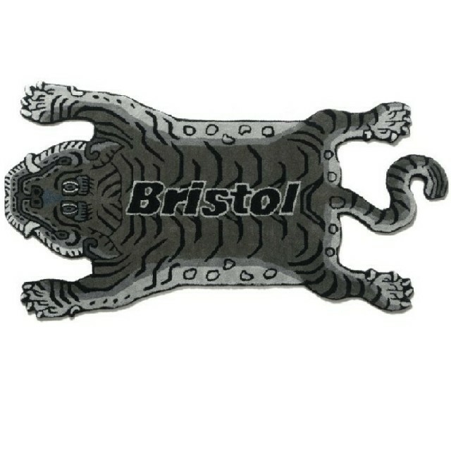 F.C.Real Bristol TIGER LARGE RUG MAT 黒-