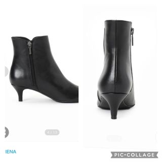 IENA - IENA イエナ ANGELINA MILAN ショートブーツ 黒 36 の通販 by ...