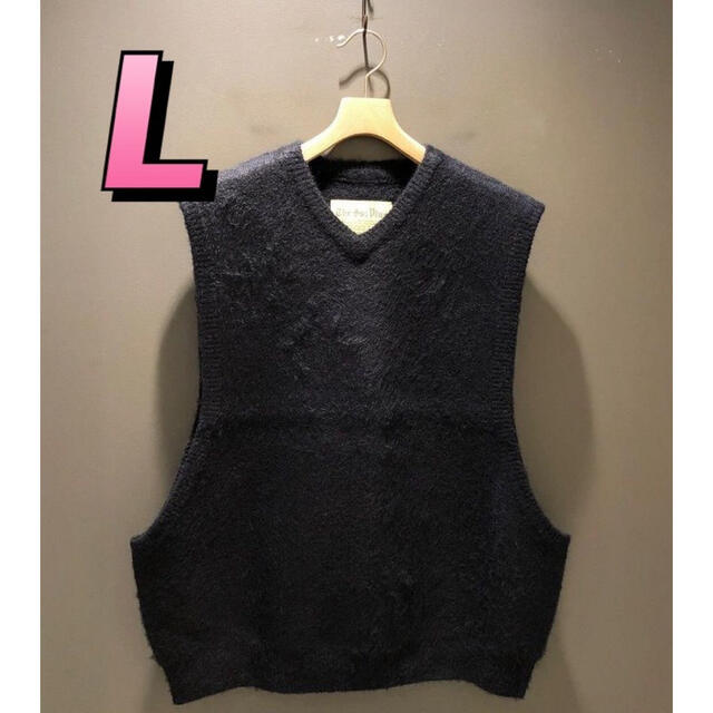 【Lサイズ】SSZ MOHEIR VEST ネイビー BEAMS