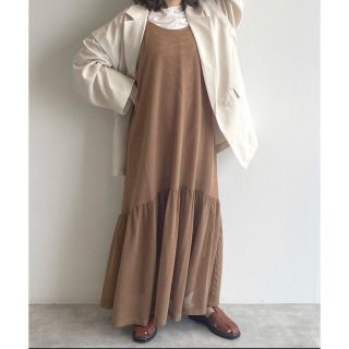 ダブルクローゼット(w closet)のwcloset メッシュキャミワンピース(ロングワンピース/マキシワンピース)