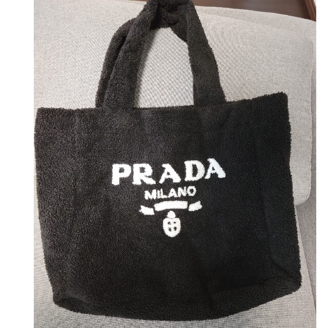 PRADA(プラダ)のタオル生地ロゴトートバッグ レディースのバッグ(トートバッグ)の商品写真