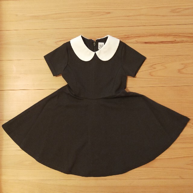 新品　子供用ワンピース　フォーマル　黒 キッズ/ベビー/マタニティのキッズ服女の子用(90cm~)(ワンピース)の商品写真