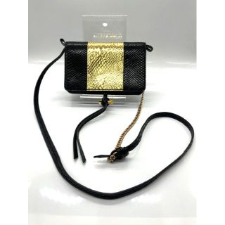 ステラマッカートニー(Stella McCartney)の【美品】ステラマッカートニー　パイソン型押し　チェーンショルダーバッグ(ショルダーバッグ)