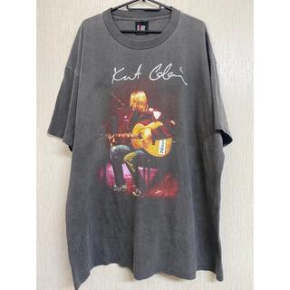 90'S 当時物　KURT COBAIN Tシャツ　ヴィンテージ　ニルヴァーナ (Tシャツ/カットソー(半袖/袖なし))