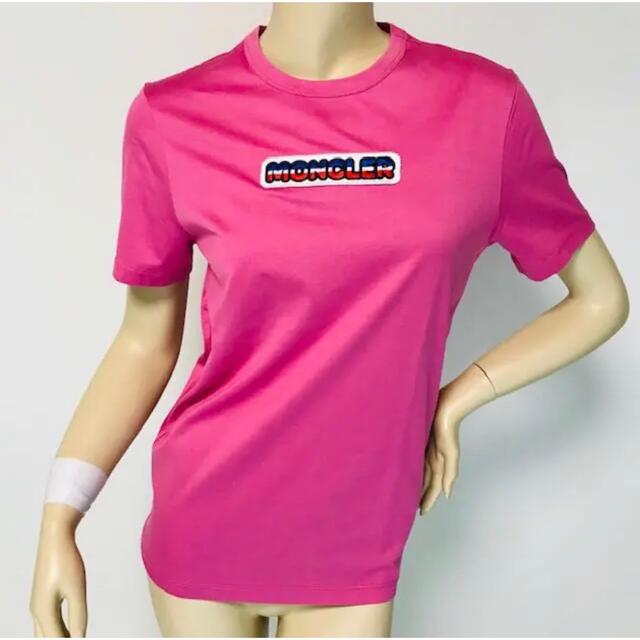 極美品 モンクレール MONCLER Logo T-shirt ロゴ Tシャツ48cm着丈
