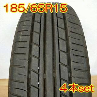 YOKOHAMA 185/65R15 ECOS ES31 4本 A3149P(タイヤ・ホイールセット)