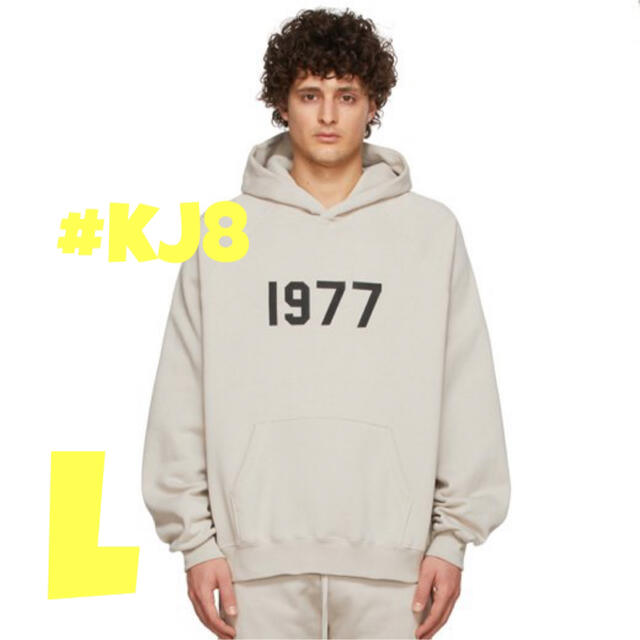 エッセンシャルズ 1977 クリーム フーディー  パーカー Lfearofgod