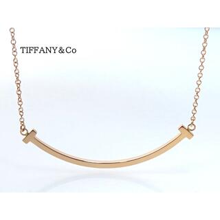 Tiffany & Co. - 【美品】TIFFANY&Co ティファニー AU750 Tスマイル ネックレス