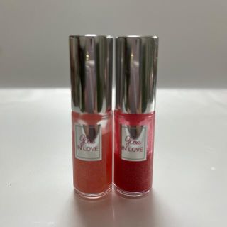 ランコム(LANCOME)のランコム　グロスインラヴ　ミニ　サイズ　323  385 まとめ売り　2本セット(リップグロス)