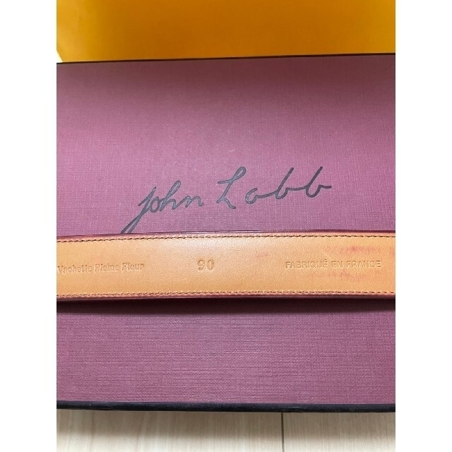 JOHN LOBB(ジョンロブ)のジョンロブ JOHN LOBB カーフ レザー ベルト メンズのファッション小物(ベルト)の商品写真