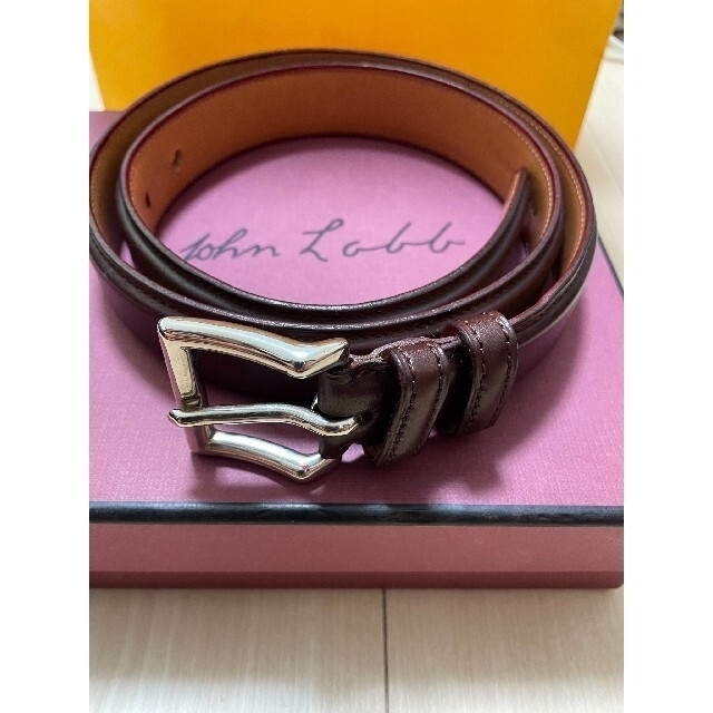 ジョンロブ JOHN LOBB カーフ レザー ベルト 専門店では 51.0%OFF www