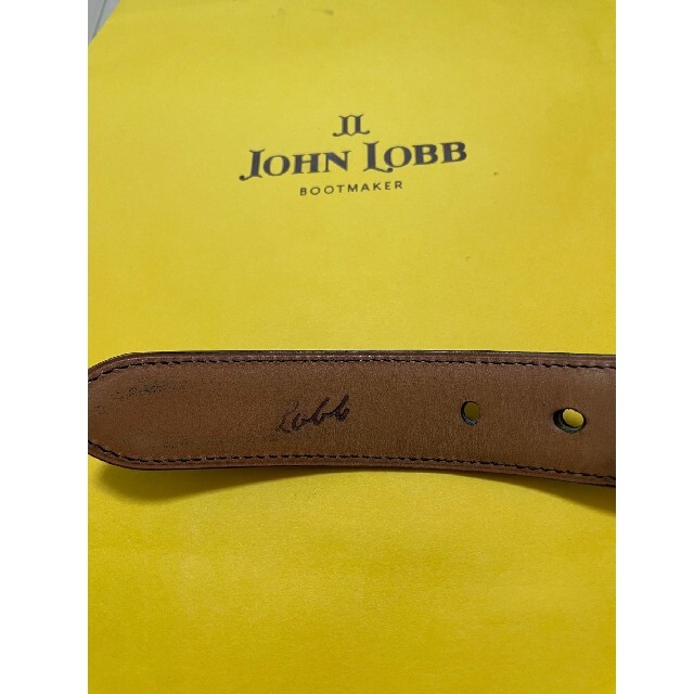 ジョンロブ JOHN LOBB カーフ レザー ベルト　ブラック 1