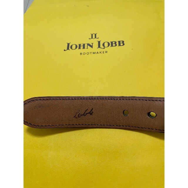 ジョンロブ JOHN LOBB カーフ レザー ベルト　ブラック 2